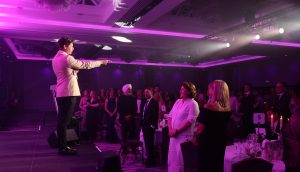 Audience engagement strategies for speakers – Ben Hanlin involving the crowd.
