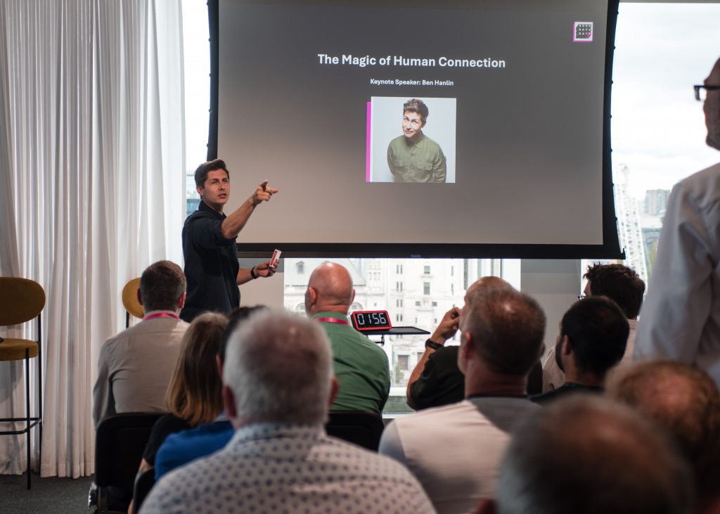 Ben Hanlin keynote speaker – authenticity in business communication.